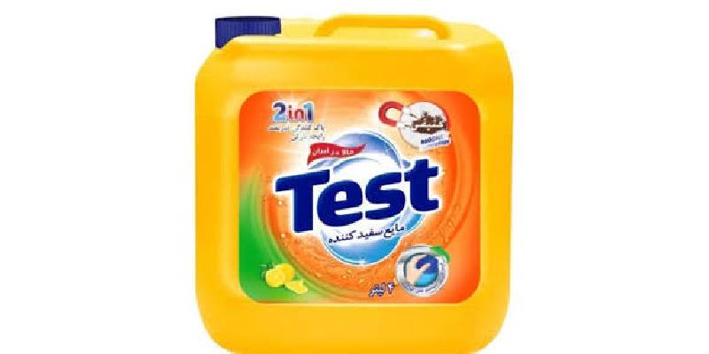 مایع سفیدکننده تست همراه با فرمول موثر در پاکسازی